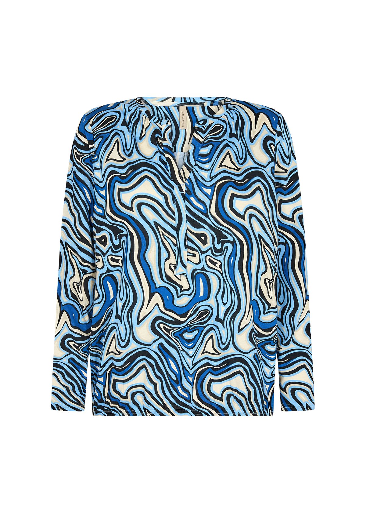 Soya Concept mønstret bluse felicity - Flot dametøj online!