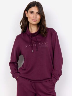 SOYACONCEPT SWEATSHIRT BANU 196 (WINE)