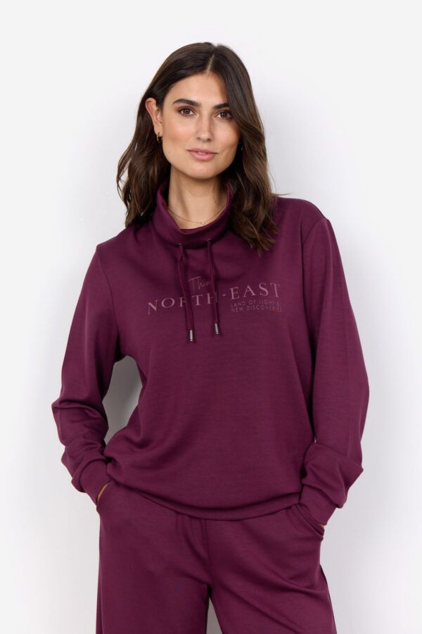 SOYACONCEPT SWEATSHIRT BANU 196 (WINE)