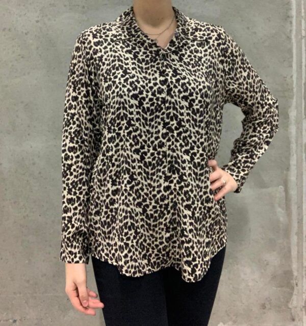 Leopard skjorte dame