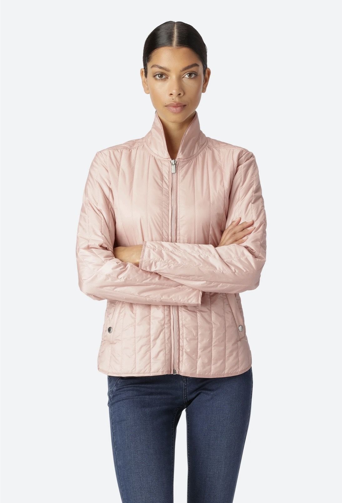 Let quilt jakke (pale pink)