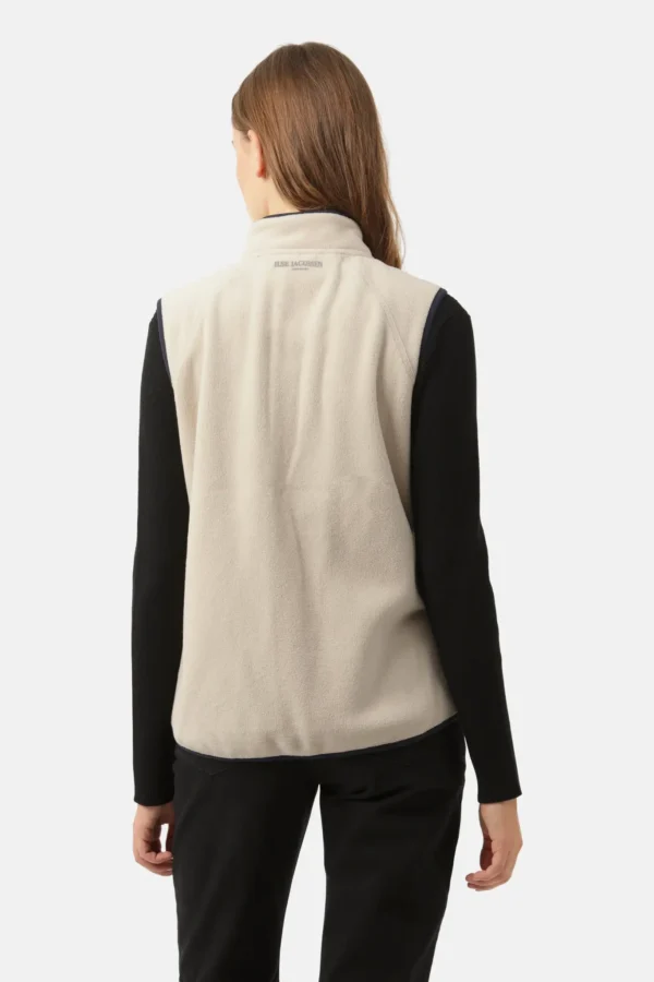 ILSE JACOBSEN FLEECEWIND01 VEST (SAND)