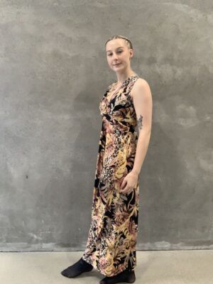 Knude kjole med print