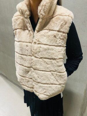 faux fur vest