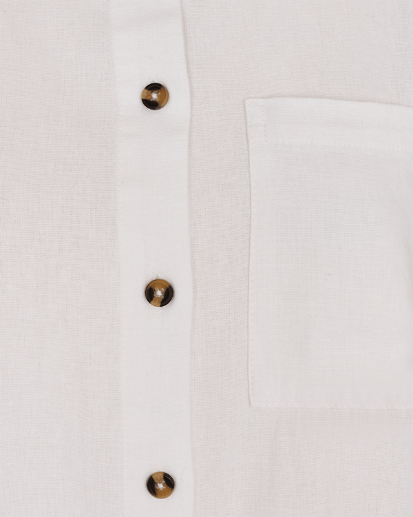 Freequent LAVA SH-SIMPLE skjorte (BRILLIANT WHITE)