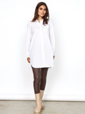 Hvid skjorte dame TOKYO fra SoyaConcept med længde