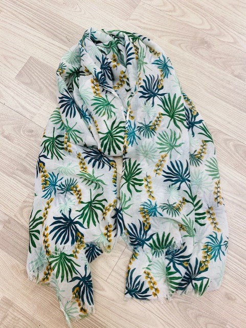 tørklæde dame med palmer