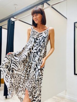 onesize leopard kjole
